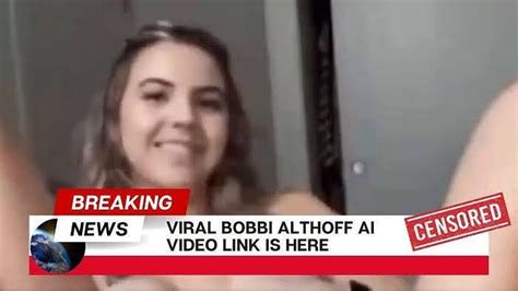 bobbi althoff leaks full video|[